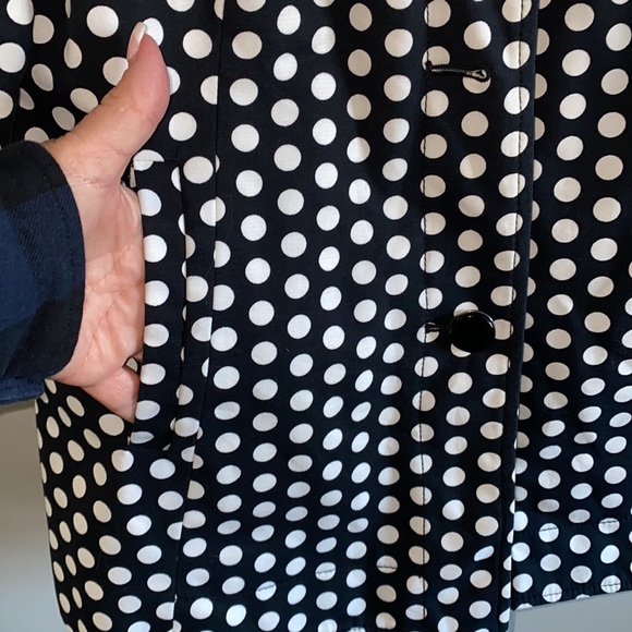 Rafaella black white polka dot jacket blazer - Picture 5 of 7
